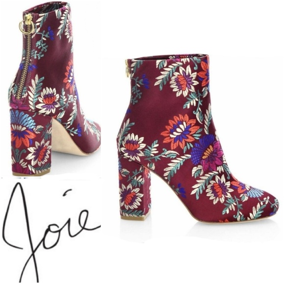 Joie Shoes - NWT Joie Saleema Embroidered Boots